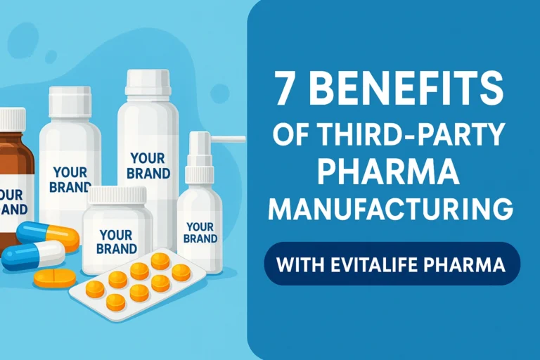 Third party manufacturing 7 Benifits - evitalife pharma