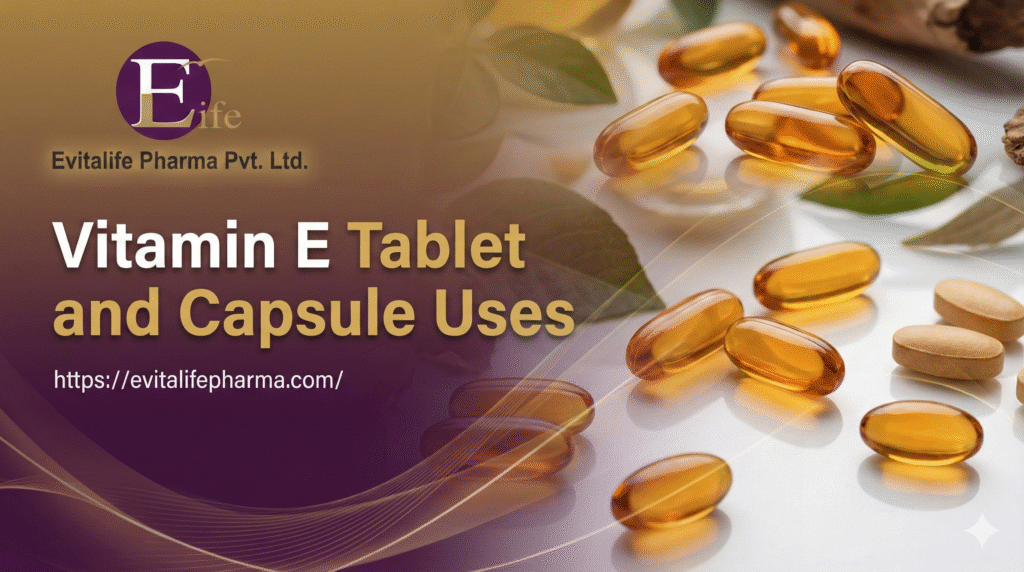 Vitamin E Tablet and Capsule Uses – Evita Life Pharma